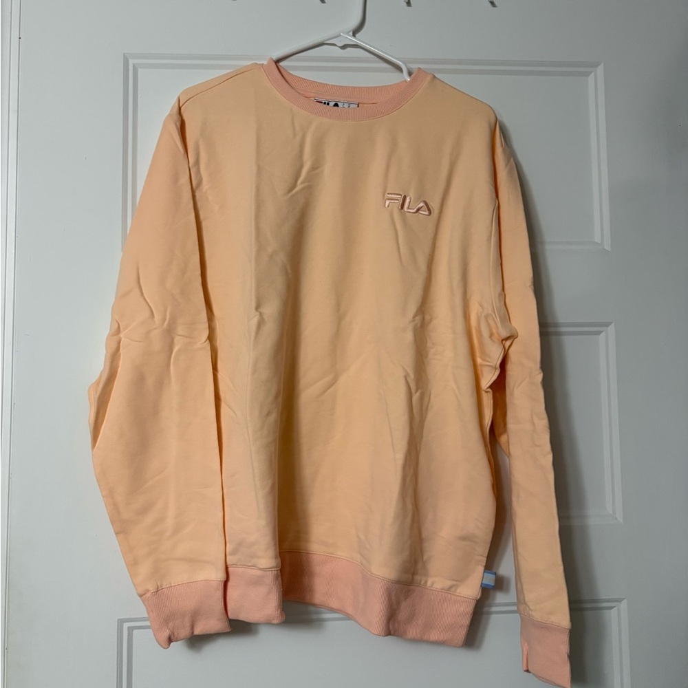 Fila Men's Light Peach Crewneck Sweater